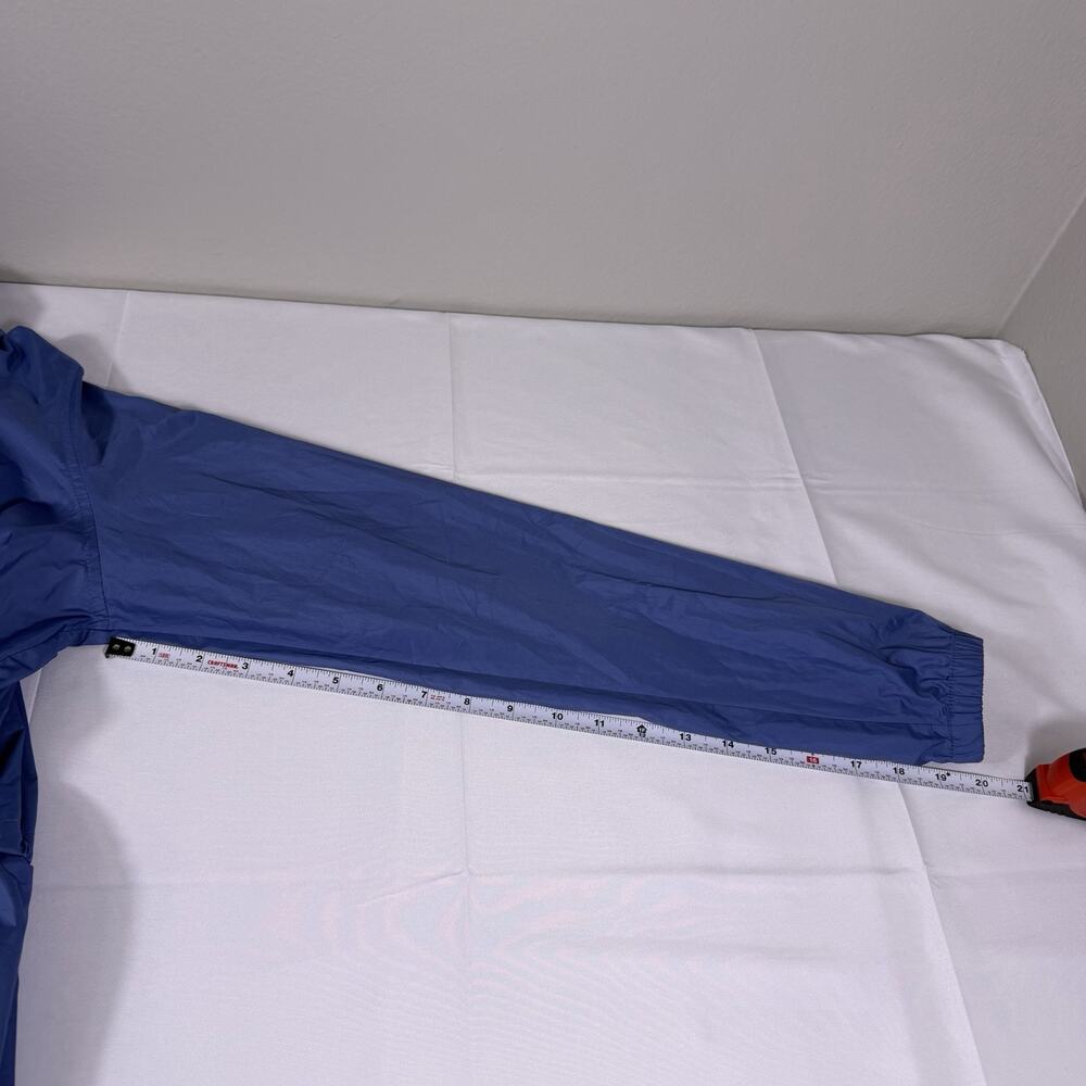 Columbia Women’s Blue Sustina Windbreaker, Cinched Waist, Stowaway Hoodie M - Picture 11 of 16